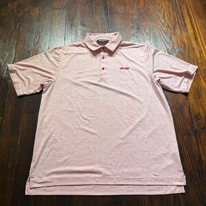 Full Send Polo Shirt Mens Large Pink Nelk Boys Golf‎ Stretch Performance